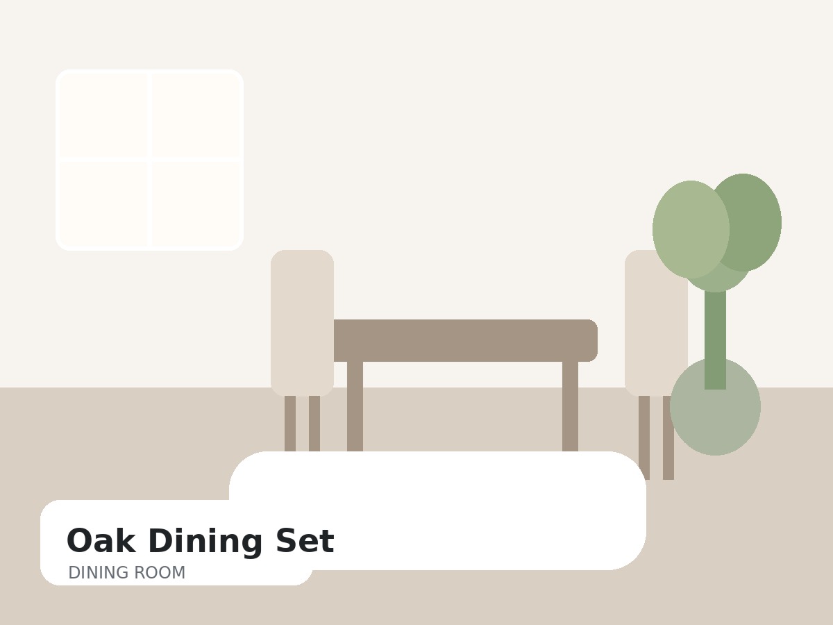 Oak Dining Set