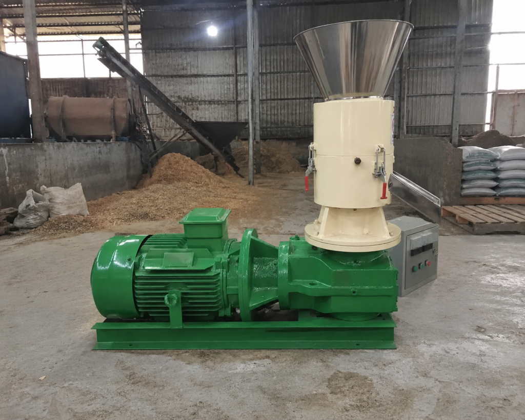 IBPL01 Biomass Wood Pellet Mill from IDEABORNEO for biomass processing and industrial production in Indonesia