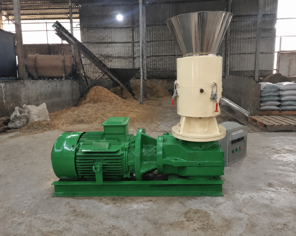 IBPL01 Biomass Wood Pellet Mill from IDEABORNEO for biomass processing and industrial production in Indonesia